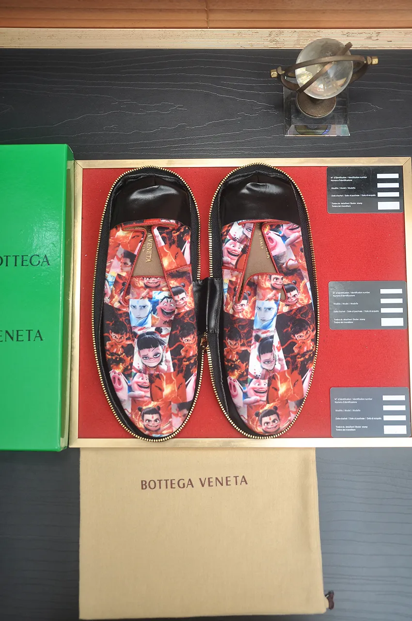 Men's shoes 💰460💶 [Botteg Venetta (BV)] (wallet shoes) exclusive new model official website new model The upper is made of high-quality top calfskin. Delicate feel and flowing luxurious texture. Tailored for refined men to create a noble aura. Delicate and regular Mark hand stitching. Smooth lines. Full sheepskin lining, comfortable to wash sweat. 38-44